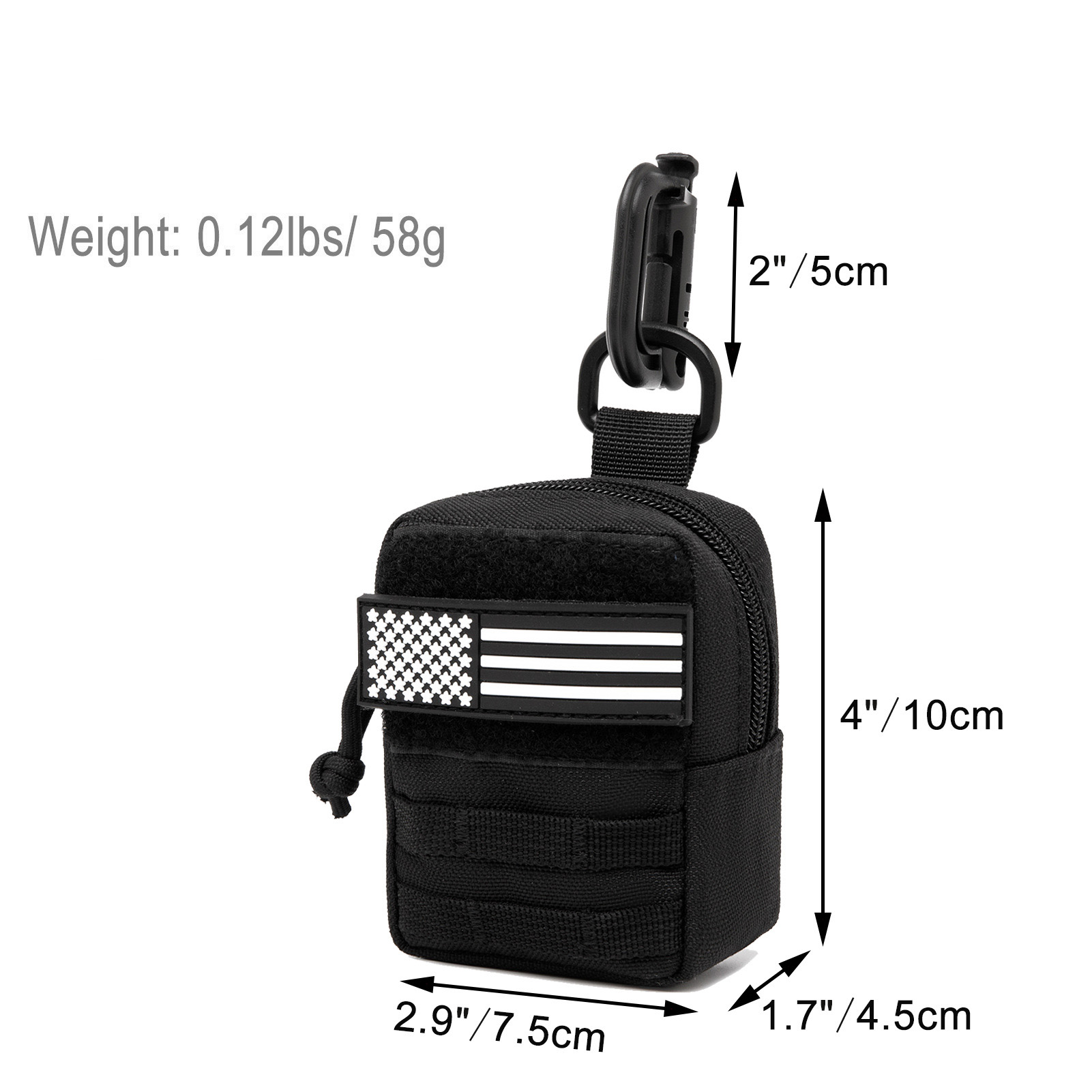 Outdoor Mini MOLLE Pouch Utili - Edc Carry Fanny Pack recension och pris