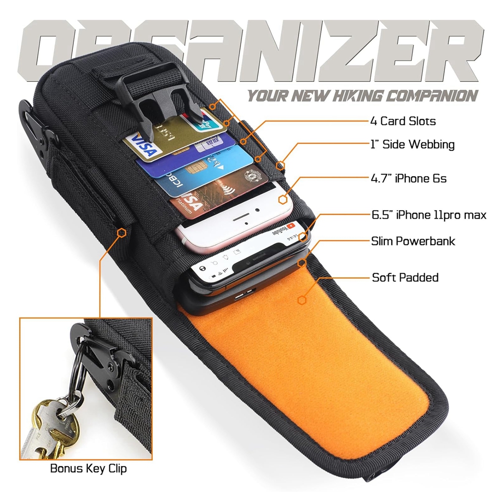 Tactical Phone Pouch Molle,Sma - Edc Carry Fanny Pack recension och pris